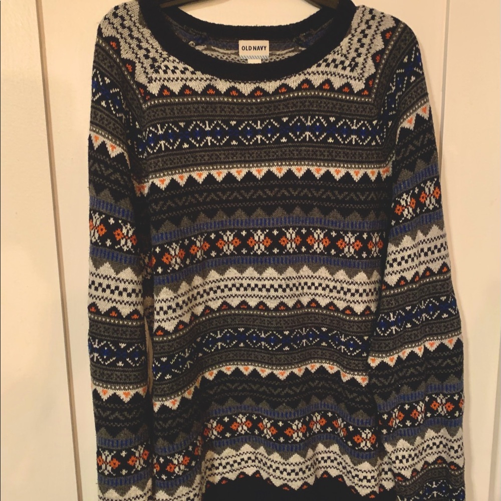 Colorful Winter Pattern Sweater